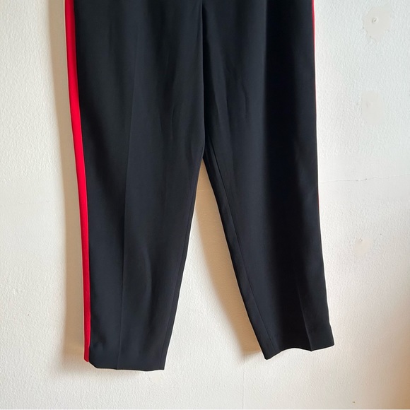Aritzia Babaton Conan Black Red Racer Side Stripes Tailored Pants - Picture 4 of 12